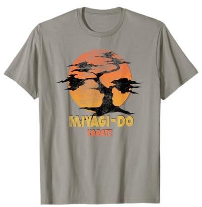 The Karate Kid Miyagi-Do Sunset Tree Logo Movie T-Shirt