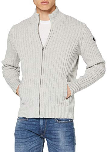 Schott Plecorage1 Maglione Pullover Uomo, Hea L.grey, L