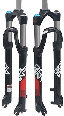 SLRMKK Fahrradfedergabel, Radaufhängung aus Magnesiumlegierung, 26-Zoll-Schneemobil-ATV-Stoßdämpfer-Hydraulikgabel, 4,0-fette Reifen Offroad-Fahrrad 135-mm-Vorderradgabel