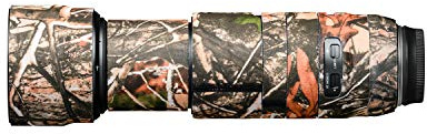 easyCover - Lens Protection Camouflage Cover - Objektivschutz - Schutz für Ihr Kameraobjektiv - Geeignet für Tamron 100-400mm F4.5-6.3 Di VC USD（Model A035 - Wald Camouflage