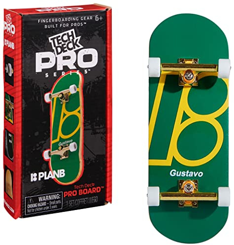 TECH DECK, Plan B Pro Series Finger Board with Storage Display, Built for Pros; Authentic Mini Skateboards, Kids Toys for Ages 6 and up