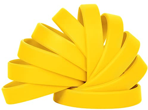 LVNRIDS Silicone Wristbands 100 pcs Rubber Bracelets for Children Teen | 7 inch Sports Silicone Wrist band Kid, Elastic Bracelet Wristband for Events School Teacher Party Bussiness