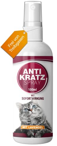 NEU: Saint Nutrition® ANTI KRATZ SPRAY für Innen und Außen – Katzenfernhaltespray STOPP bleib weg, KATZEN ABWEHR – Antikatzenspray