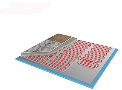 Riscaldamento a Pavimento Impianti di Cavi riscaldanti Riscaldamento Riscaldamento a Pavimento Alimentato a Pavimento Resistente con Adesivo sensibile alla Pressione per l'installazione più Veloce (S