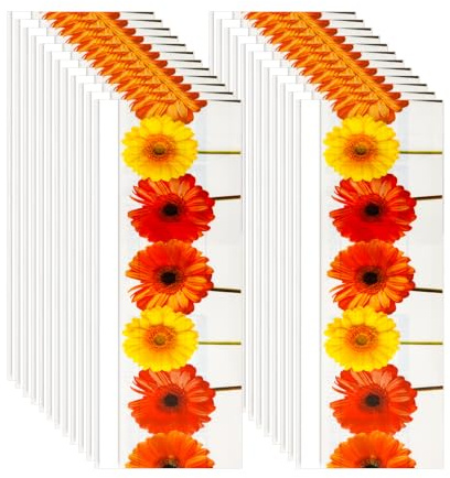 24pcs Piège à Mouches pour Fenêtre pour l'Intérieur, Autocollant Pièges à Colle Style Fleur Transparents Bandes Collantes Anti-Mouches pour Maison École Restaurant Cantine