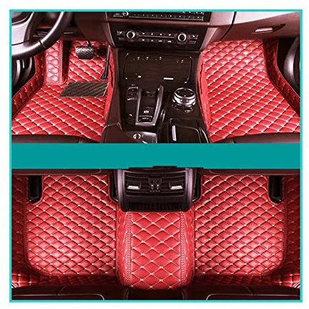 rgsdg Alfombrillas Coche para para Prado (Ocho Asientos) 2006 2007 2008 2009 Almohadillas Pie Personalizadas Accesorios Cubierta Alfombra Automóvil (Color : 5)