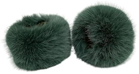 Lina & Lily Damen Winter Armstulpen Manschetten Pulswärmer Kunstfell