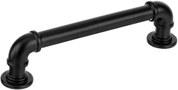 Kingston RBP22091MB Cabinet Pull for Kitchen, 128 mm, Matte Black