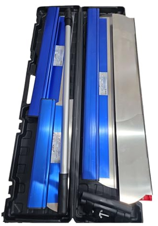 Valigetta con Spatole per Stucco in Alluminio, Blu
