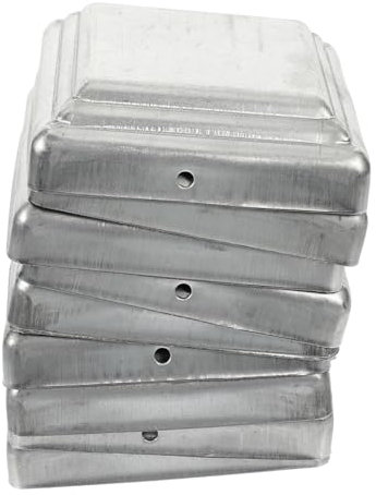 AUTSUPPL 10pièces Capuchons De Poteaux De Clôture Carrés Et Décoration Pour Poteaux Installation Facile Résistants Aux Intempéries