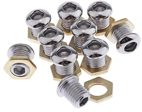 Generic 2x10 Stücke/paket 1/2 Trommel Air Vent Teil für Bass Tom Snare