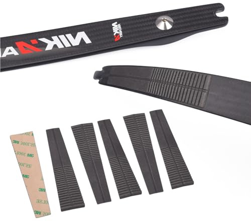 4 Paar Bogenschießen Bogen Gliedmaßen Schalldämpfer Recurve Bogen Stoßdämpfer Gliedmaßen Dämpfer Bogen Saite Rille Stabilisator Zubehör EVA