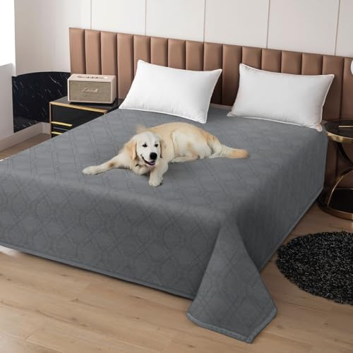 Luvore vattentät hundfilt, halksäker hundmatta hundfilt soffskydd sängskydd, Robust kattfilt skyddsfilt tvättbar för soffa säng bil på resande fot 172x208cm