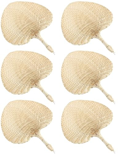 Raffia Ventaglio a mano | Foglia di palma Foglia di Palma, Raffia Intrecciata, Accessori per il raffreddamento da tavolo, decorazione per la casa, matrimoni, feste