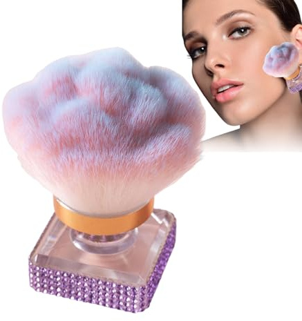 Powder Brush for Fixing Powder, Rouge Contour Brush Set, Ergonomic Make-Up Tool for Contouring and Highlighting