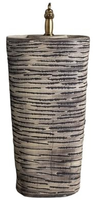 YHxFlux Freistehendes Waschbecken Keramik-Waschbecken mit Sockel, einteiliges Waschbecken mit Wasserhahn und Abfluss for Badezimmer, Balkon, Garten Standwaschbecken