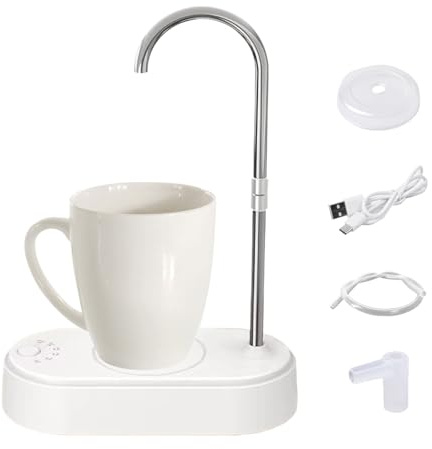 Opdestn Dispensador De Agua De Escritorio, Dispensador Automático De Garrafas, 6 Modos Rotación 360° para Acampada Viajes Exterior Hogar Sala De Estar Oficina