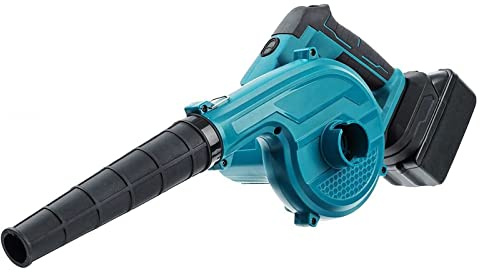 XZXXZSZ 2200W 2 en 1 Pliable électrique souffleur d'air sans Fil Portable Feuille Ordinateur dépoussiéreur Outil for Batterie 18V(2)