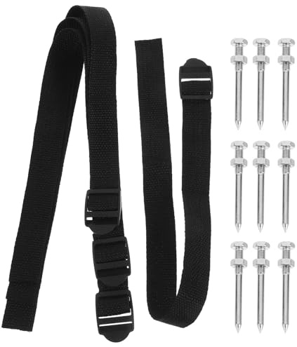 Gatuida Zapatos Aireadores de Césped Manuales con Clavos Metálicos Correas Ajustables y Púas para Aireación de Jardines y Céspedes Compactados
