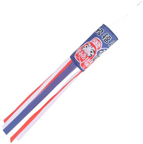 jojofuny Japanischer Windsack Für Außenbereich Polyester Windsock Mit Kordel Dekorative Windrichtungsflagge Für Gartendekor Terrasse Sushi Restaurant
