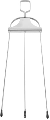 ibasenice Brochette pour Barbecue en Acier Inoxydable 355 CM Fourchette à Trois Dents Métallique Résistante à Haute Température Accessoire Réutilisable pour Grillades en Extérieur
