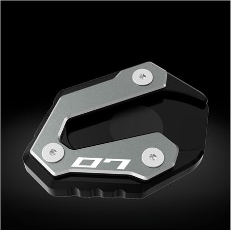 Motorrad seitenständer unterlage Für MT07 MT 07 FZ07 2014-2024 MT-07 2023 Zubehör Motorrad Kickstand Pad Vergrößern Seitenständer Verlängerung Stützplatte