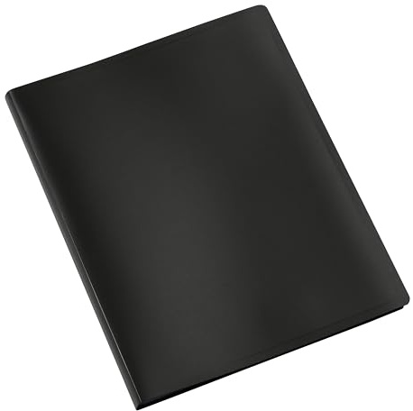 Viquel - Protège documents 80 Vues (40 pochettes) - Reliure Format A4 ESSENTIEL - Fabriqué en France - Noir