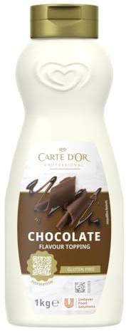 Carte d'Or Dessert Topping Schoko Sauce, zartbitter, 1er Pack (1x 1kg), Verpackung kann variieren | 1 kg, 1er Pack