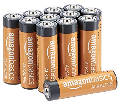 Amazon Basics 12-Pack AA Alkaline High-Performance Batteries, 1.5 Volt, 10-Year Shelf Life