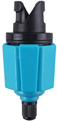 LIOOBO Schlauchboot Luftventil Adapter Bord Stand Up Paddle Board Kajak Zubehör (blau + schwarz)