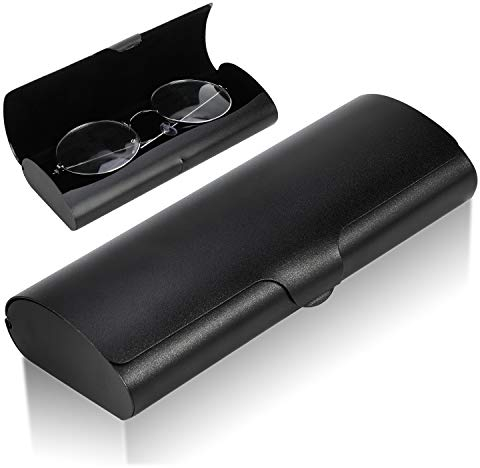 Hifot funda rígida gafas Aluminio, metal funda Gafas lectura, Estuche Gafas para mujer hombre