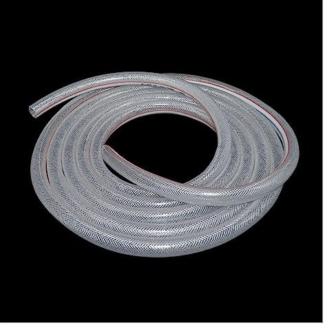Casa Giardino Tubo da Giardino 3/4 1 Tubo Flessibile for irrigazione da Giardino espandibile Trasparente Tubo dell'Acqua for irrigazione Morbido 5m Raccordi per Tubi dell'Acqua (Color : 1inch)