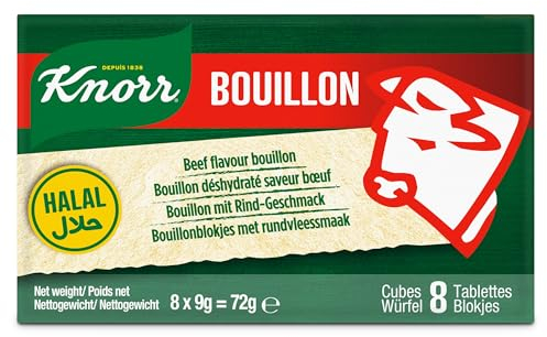 KNORR Brodo Manzo Halal Dadi (1 Pezzi (8 x 9g))