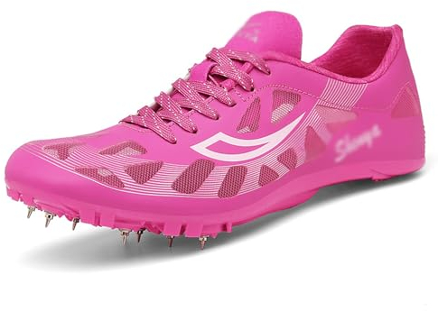 LuminescentDream Professionelle Sprint Sport Turnschuhe,Unisex Spiked Sprint Leichtathletik-Laufschuh,rutschfeste Turnschuhe Sprint-Spikes for Kinder Jungen Mädchen Damen Herren
