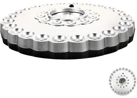 BESTonZON Outdoor Led Campinglampe Helle Leds Tragbare Und Umweltfreundliche Zelt Und Schirmbeleuchtung Für Camping Und Wandern Ohne Batterien Silber