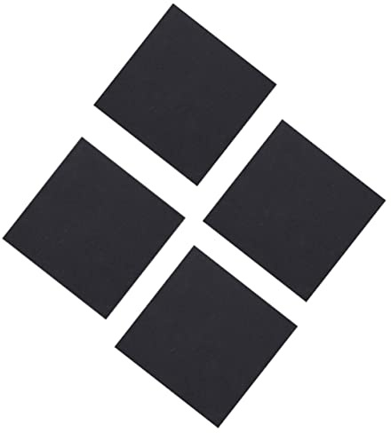 KITANDOVE 5stücke Eva Anti-vibrationspads Schwarz Mit Starkem Kleber Und Schockabsorbierend Für Türen Fenster Möbel Und Geräte Vibrationsisolierende Matten