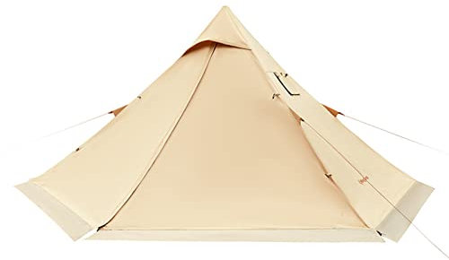 Tipi Zelt Outdoor，Heißes Zelt mit Ofenanschluss, langlebiges 4-Jahreszeiten-Camping-Pyramiden-Tipi-Zelt für 2-4 Personen, Indianer-Tipi-Zelt für Erwachsene für