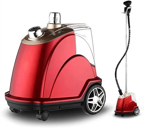 IUBGFTO Vaporizador de Ropa Profesional Resistente para eliminación rápida de Arrugas Comercial 30S con Tanque de Agua de 3,0 litros, Plancha de Vapor de Mano para Ropa (estándar Rojo)
