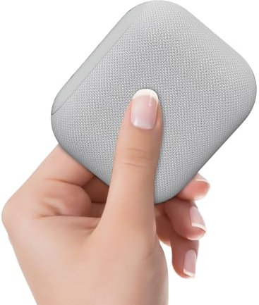 ANJANK Mini Portable Travel White Noise Sound Machine for Adult Kid Baby, with 20 Soothing Sounds, Powerful Battery, 30-Level Volume, Sleep Timer, Noise Canceling for Sleeping, Home, Registry Gift