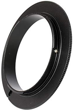 49/52/55/58/62/67/72/77mm Macro Reverse Lens Adapter Ring for Canon EOS RF Mount Camera Body (58mm)
