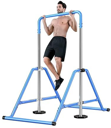 ERSINIAN Turnreck, zusammenklappbar, Turnreck mit höhenverstellbarer Reckstange, Übungsreck, Junior-Trainingsreck für das Heim-Fitnessstudio, 290 kg