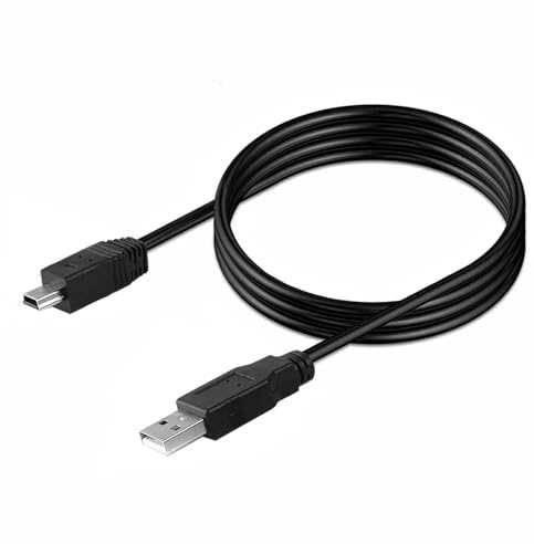 Hanorld Mini USB Charger Cable Replacement for Nikon D300 D200 D100 D90 D80 D70s D70 D60 D50 D40X D40 D3100 D3000 6Ft Charging Cord