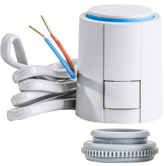 HTD 230 V Stellantrieb Premium NC VA10 Adapter Verteiler M30x1,5 für Heizkreisverteiler Purmo, Oventrop, Watts, KaMo, Zewotherm, Strawa, TECE, Viega, Zehnder