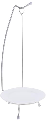 HOOWIFFY Juego de Brochetas Pequeñas de Acero Inoxidable Soporte para Barbacoa, Resistente y Versátil, Adecuado para Reuniones y Actividades al Aire Libre
