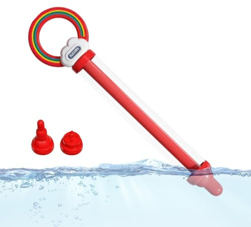Vattensprutare Utdragbar 400 ml vattenspruta med 3 utbytbara | Barnvattenspruta för poolpartyn, strandutflykter, konserter, park, innergård, gräsmatta och i trädgården
