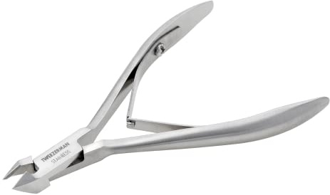 Tweezerman Professional Stainless Steel Rockhard Cuticle Nipper 1/2 Jaw (ZW-3196-P)
