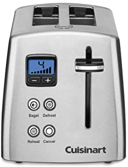 Cuisinart CPT-415P1 Countdown Metal Toaster, 2-Slice, Brushed Stainless