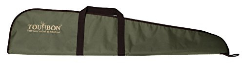 tourbon Jagd Nylon Gewehr Fall Gun Tasche mit verstellbarem Schulterriemen (grün mit braun Besatz, 121,9 cm)