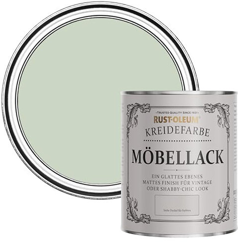 Rust-Oleum Chalk Chalky Furniture Paint Laurel Green 750ML, RO0070025G1