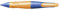STABILO - Ergonomischer Druck-Bleistift für Rechtshänder - EASYergo 1.4 in ultramarinblau/neonorange - Einzelstift - inklusive 3 dünner Minen - Härtegrad HB
